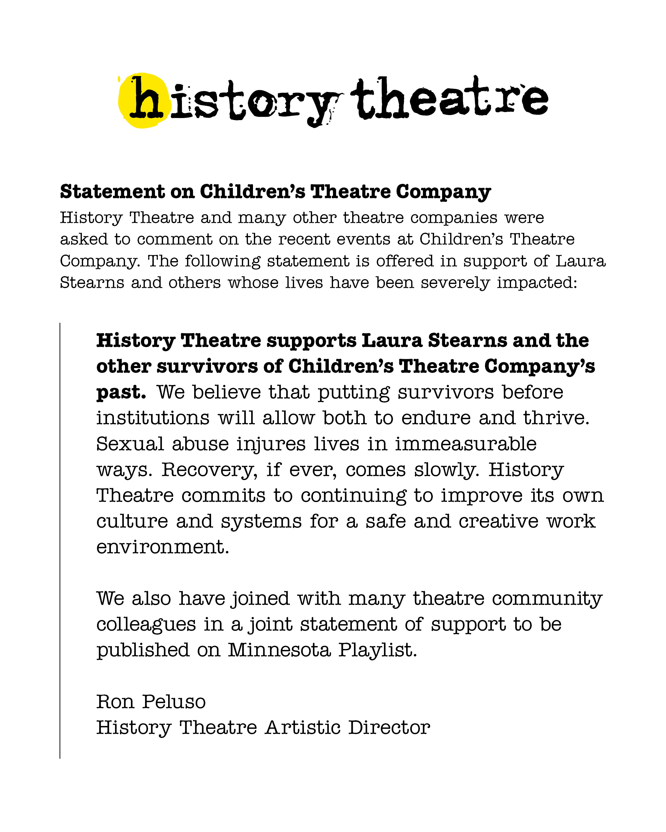 order theater studies personal statement